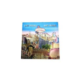 Las Vegas Nevada Skyline Stripe 3D Style Refrigerator Magnet Souvenir Travel